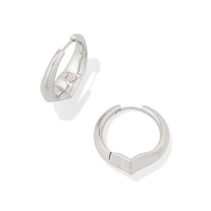 Kendra Scott Henley Silver-toned Metal Hoop Earrings